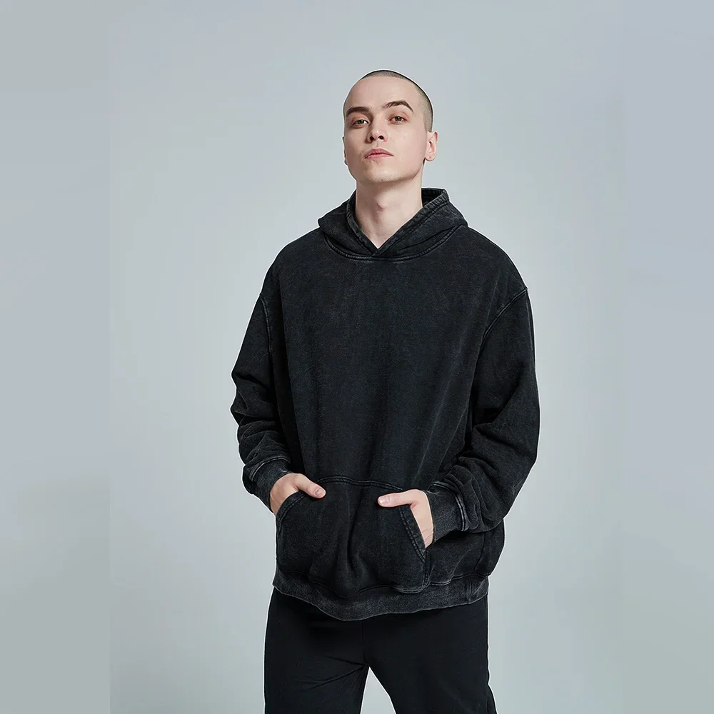 3Leaves Classic Washed Hoodie - Image 3