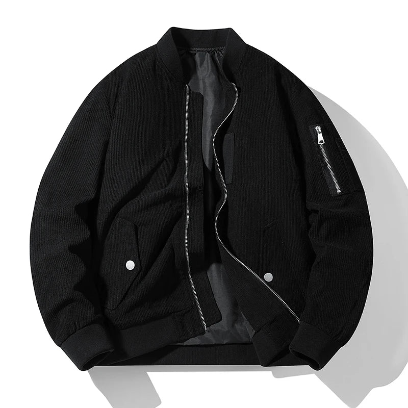 3Leaves Corduroy Bomber Jacket - Image 3