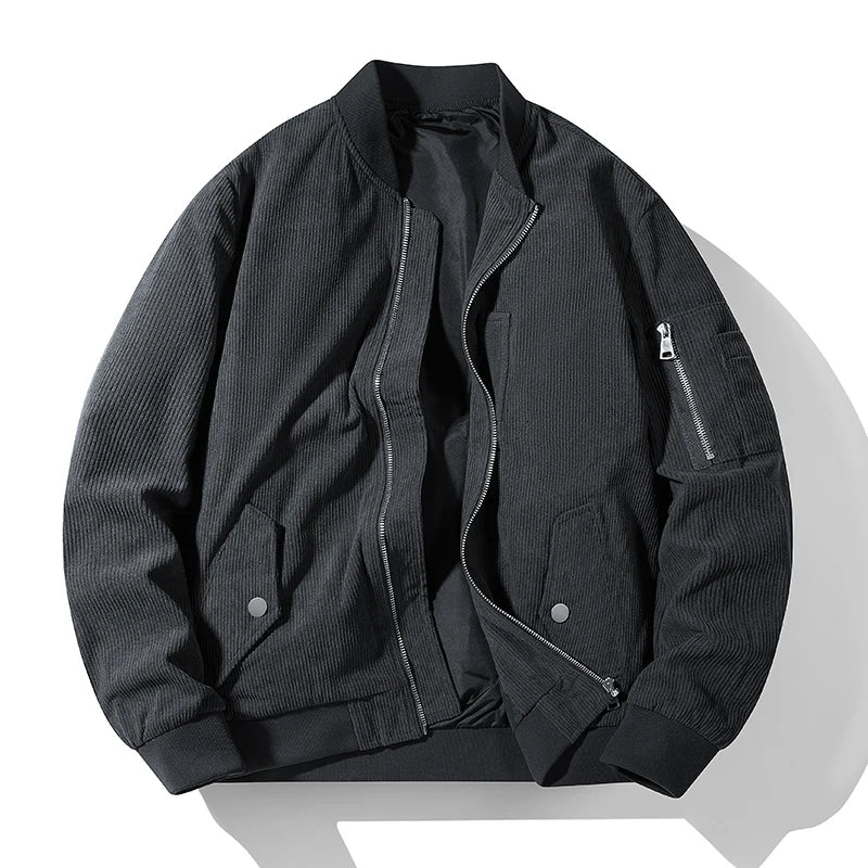 3Leaves Corduroy Bomber Jacket - Image 4
