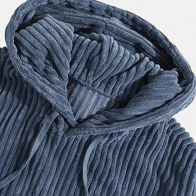 3Leaves Men's Corduroy Hoodie - Image 3