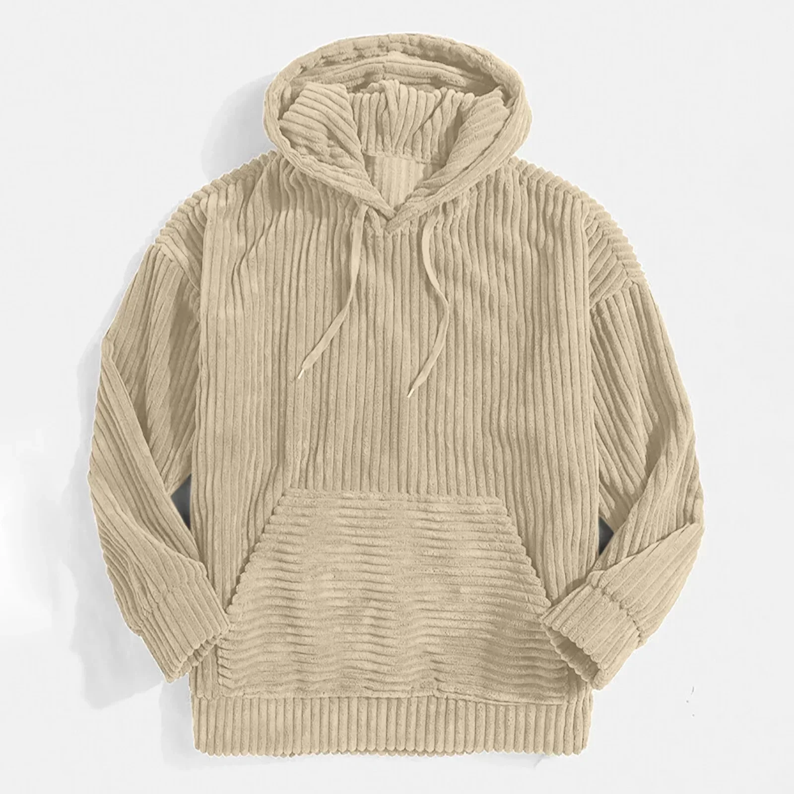 3Leaves Men's Corduroy Hoodie - Image 4