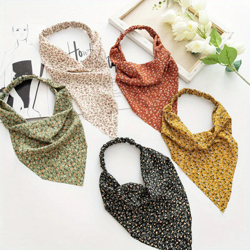 3Leaves Floral Hair Bandana - Image 3