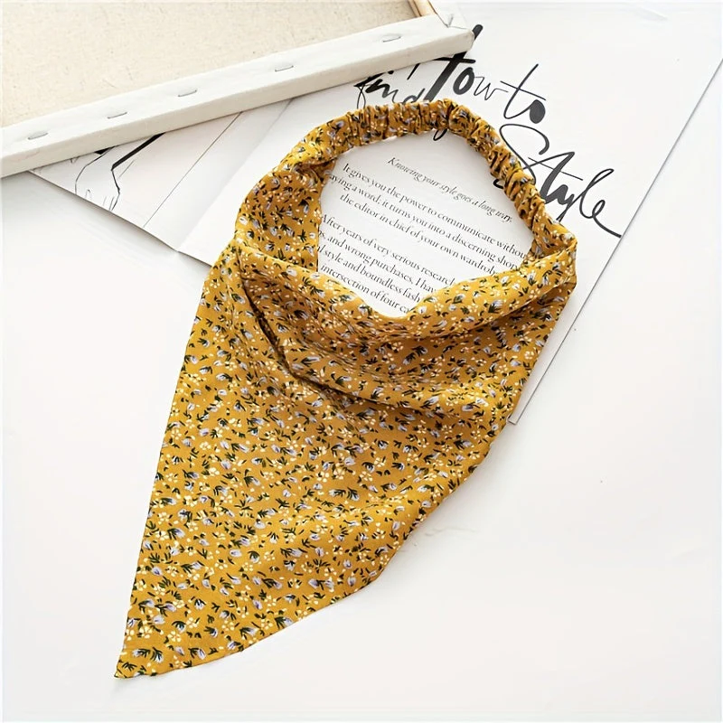 3Leaves Floral Hair Bandana - Image 5