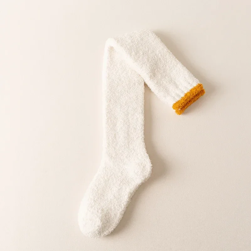 3Leaves Fuzzy Knee High Socks - Image 2