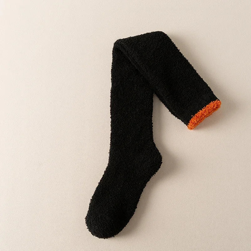 3Leaves Fuzzy Knee High Socks - Image 5