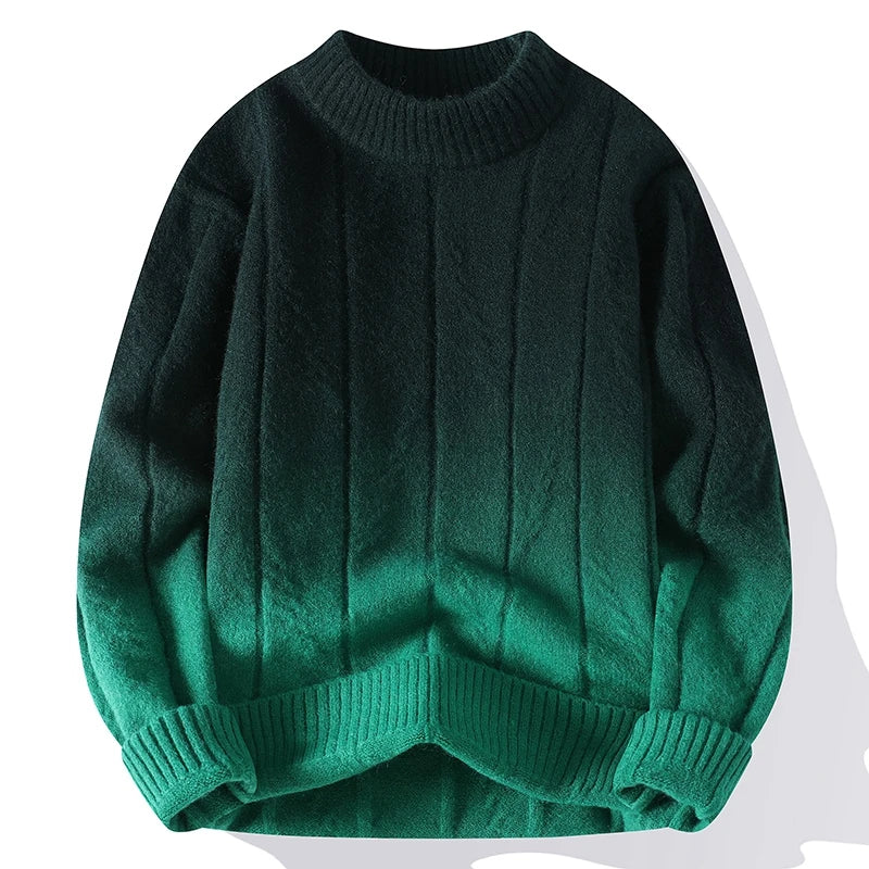3Leaves Gradient Knit Sweater - Image 3
