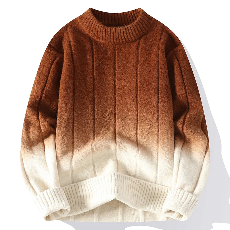 3Leaves Gradient Knit Sweater - Image 4