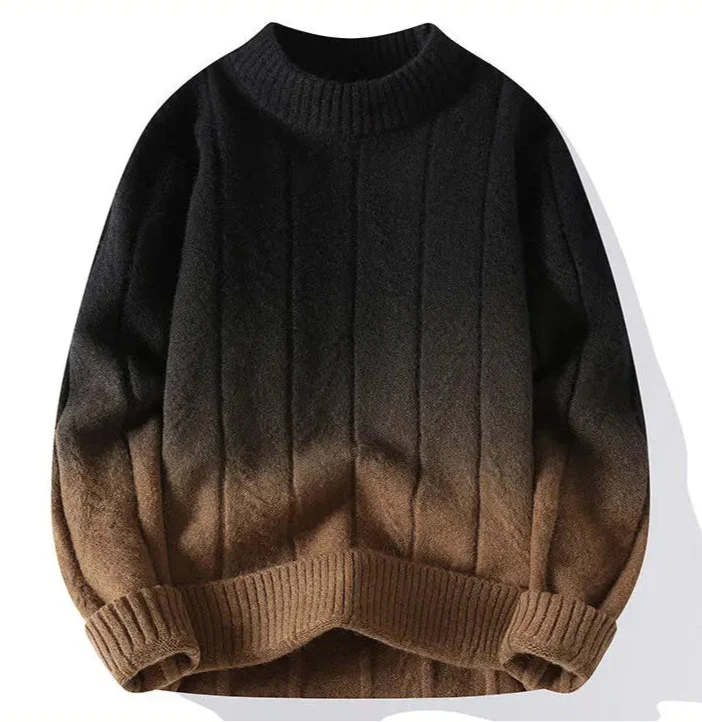 3Leaves Gradient Knit Sweater - Image 6