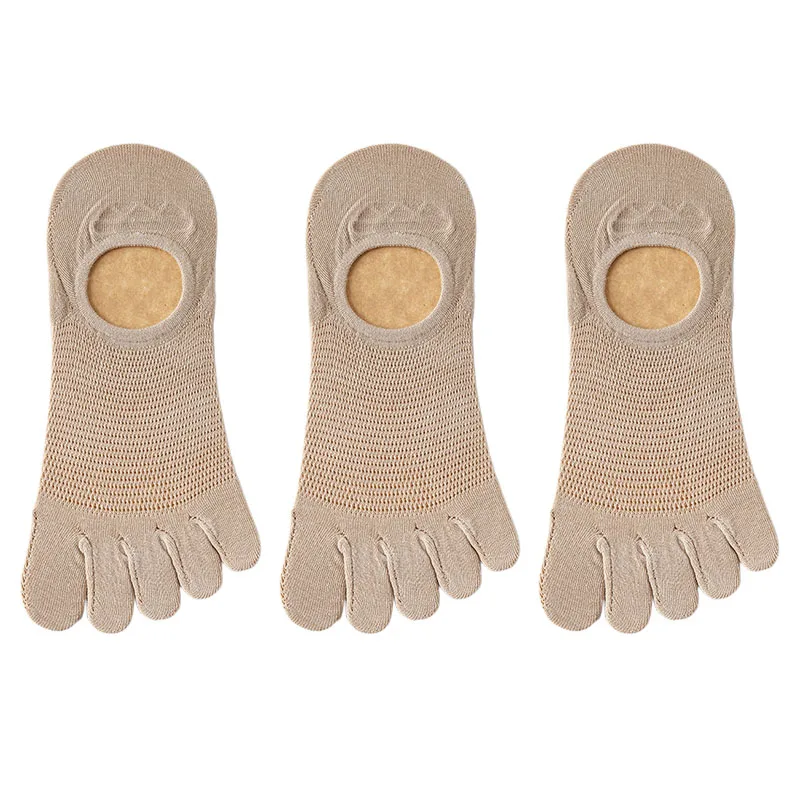 3Leaves Men No-Show Toe Socks (3 Pairs) - Image 10
