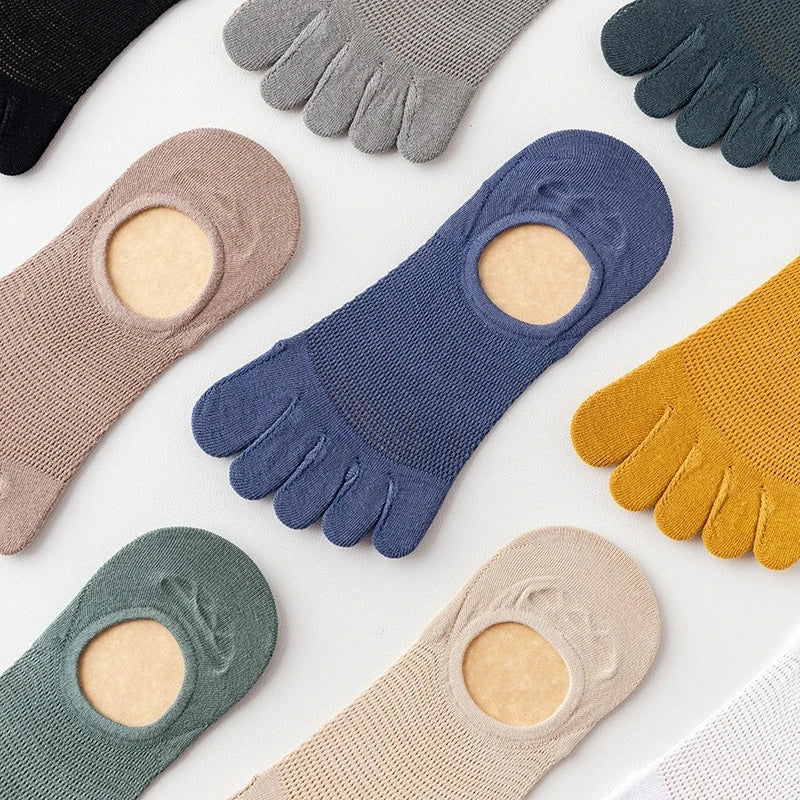 3Leaves Men No-Show Toe Socks (3 Pairs) - Image 13