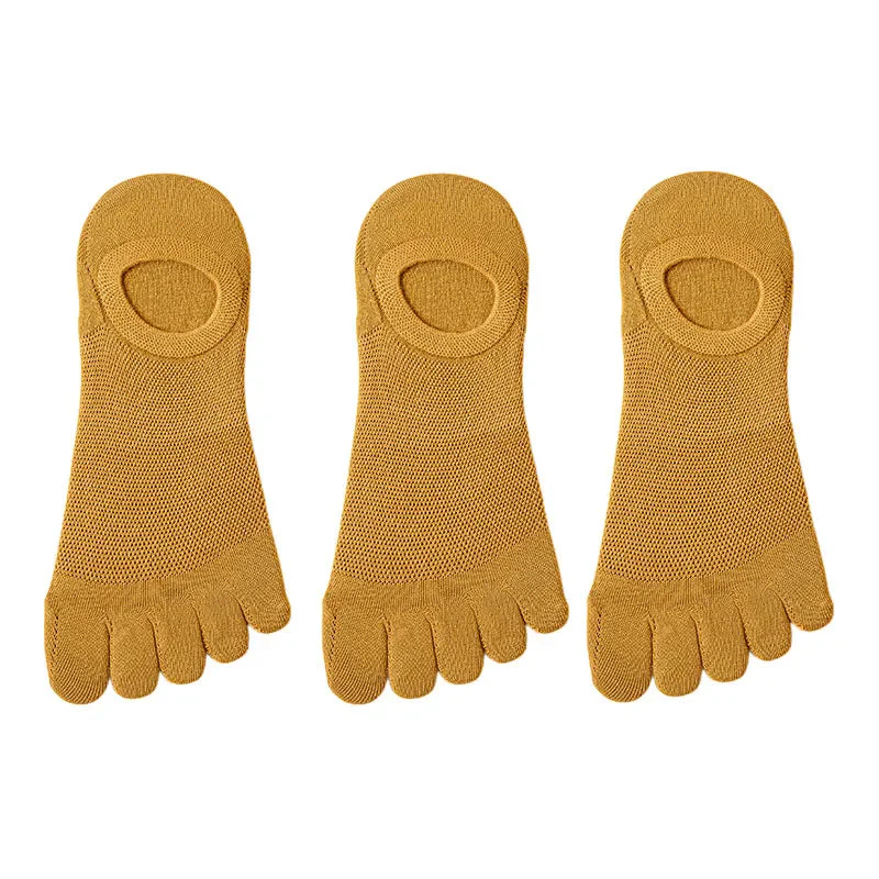 3Leaves Men No-Show Toe Socks (3 Pairs) - Image 4