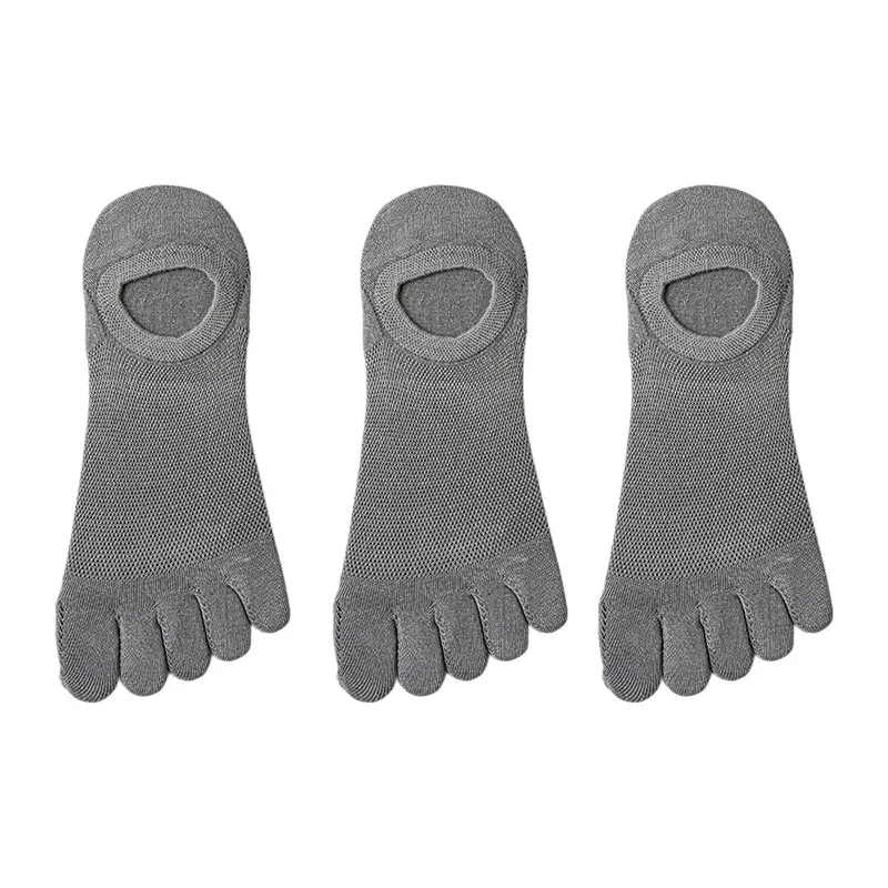3Leaves Men No-Show Toe Socks (3 Pairs) - Image 9