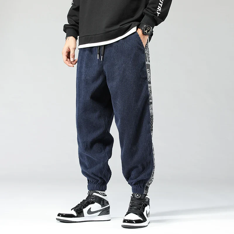 3Leaves Men Paisley Print Corduroy Pants - Image 5