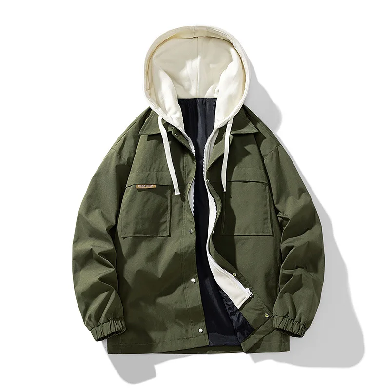 3Leaves Men Windbreaker Hoodie - Image 4
