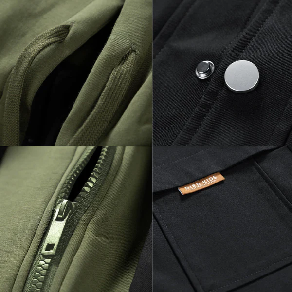 3Leaves Men Windbreaker Hoodie - Image 6