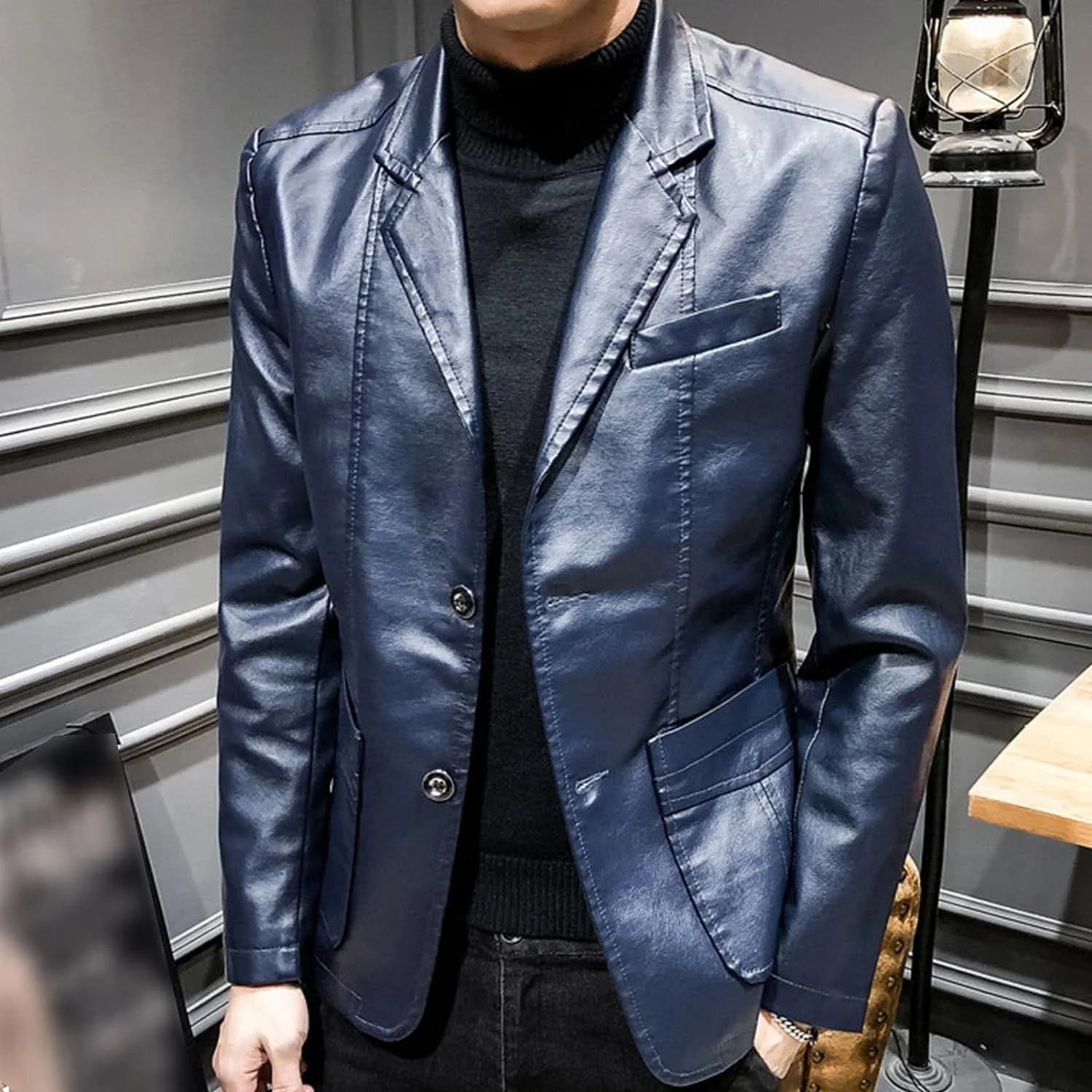 3Leaves Metro Leather Jacket - Image 3