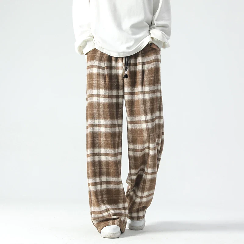 3Leaves Plaid Relaxed Pants - Image 4