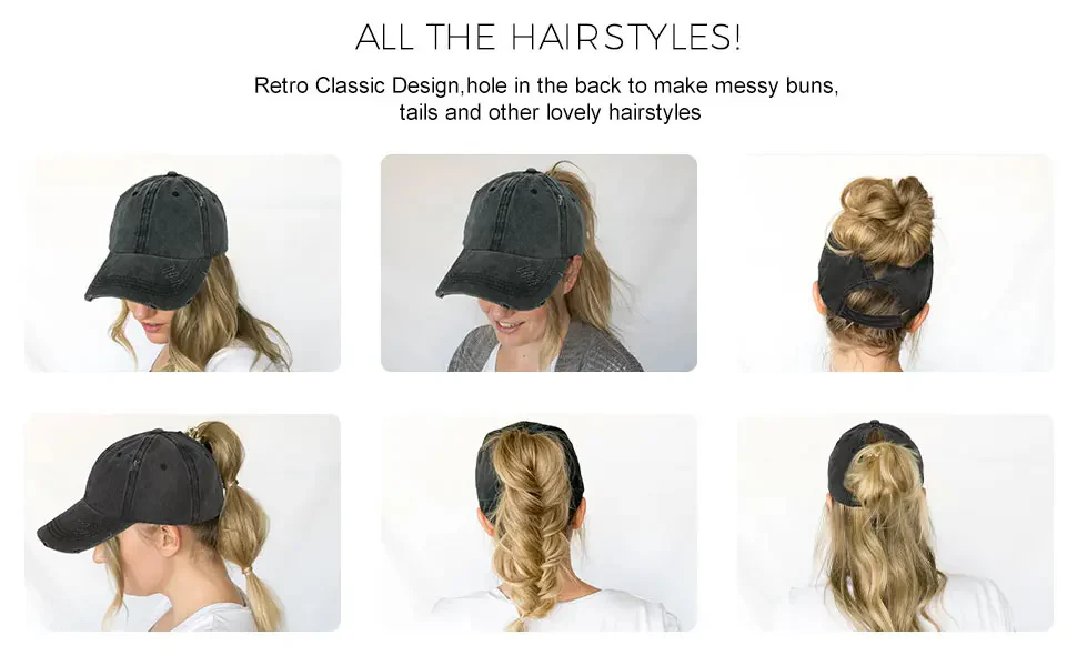 3Leaves Ponytail Baseball Cap - Image 10