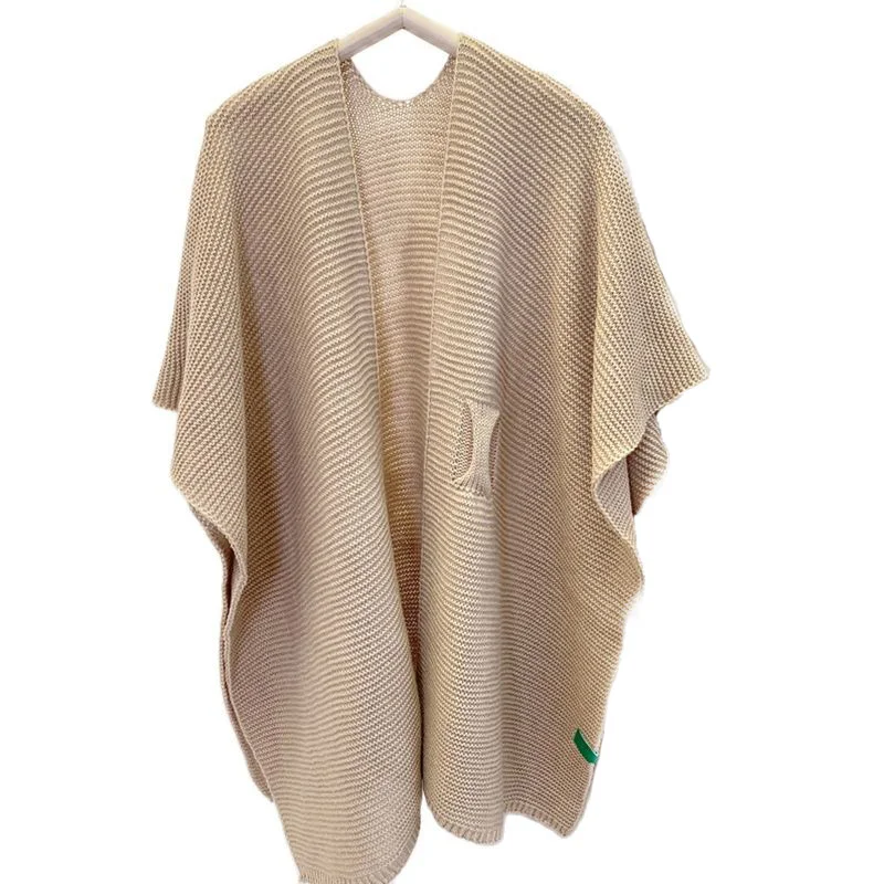 3Leaves Relaxed Knit Shawl - Image 6