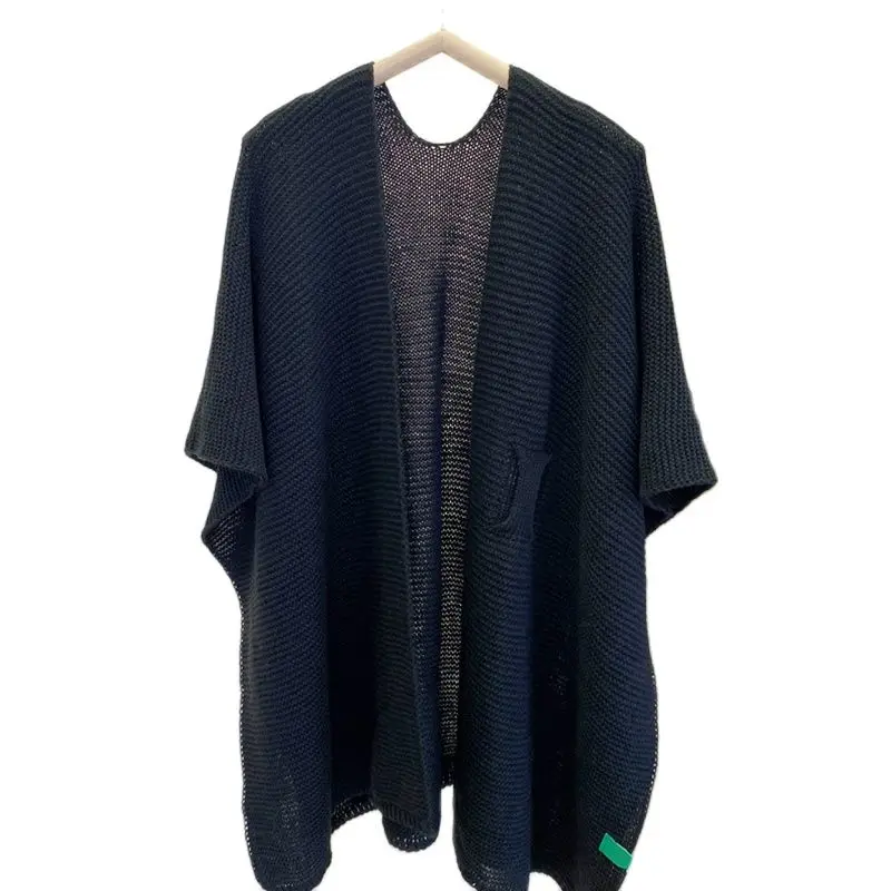 3Leaves Relaxed Knit Shawl - Image 8