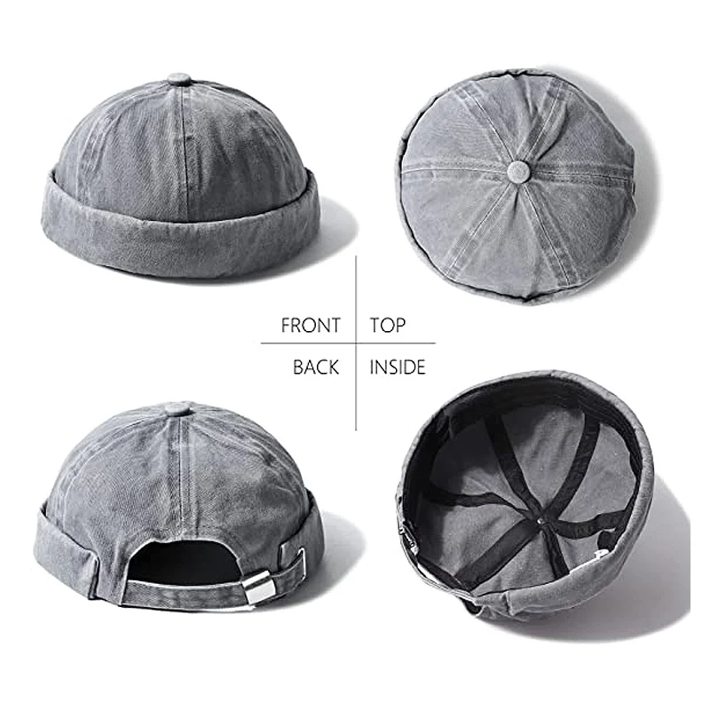 3Leaves Washed Brimless Cap - Image 6