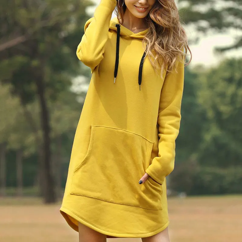3Leaves Women Hoodie Dress - Image 7