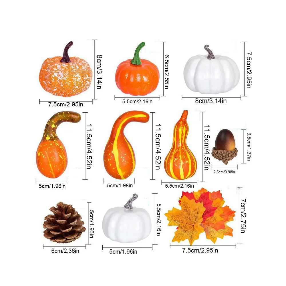 50-Piece Autumn Decor Assortment - Image 4