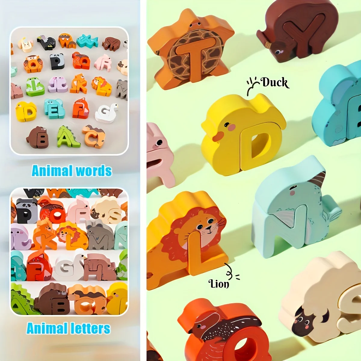 Alphabet Animal Puzzle Set - Image 5