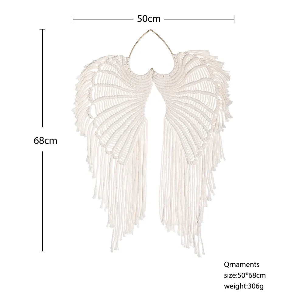 Angel Wings Macrame Wall Decor - Image 4