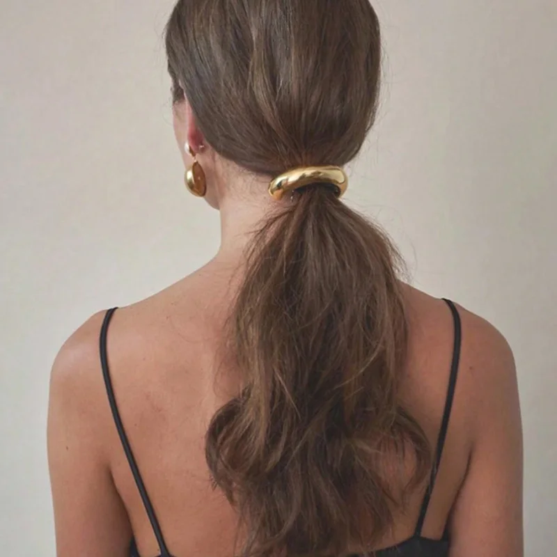 Aurora Gold Hair Cuff Set - Image 5