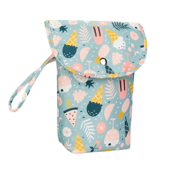 Berry Blue Diaper Bag - Image 5