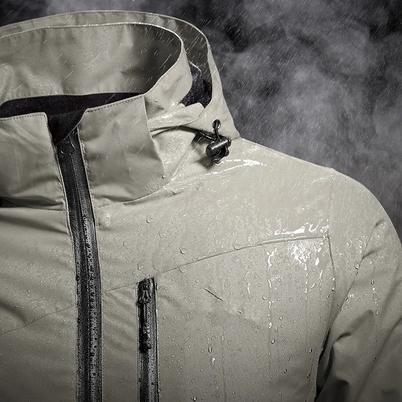Black Oak Men Weatherproof Jacket - Image 3