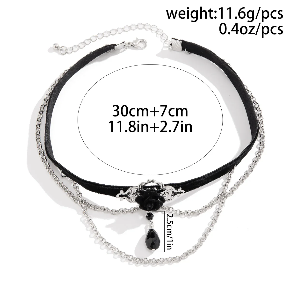 Black Rose Choker - Image 5
