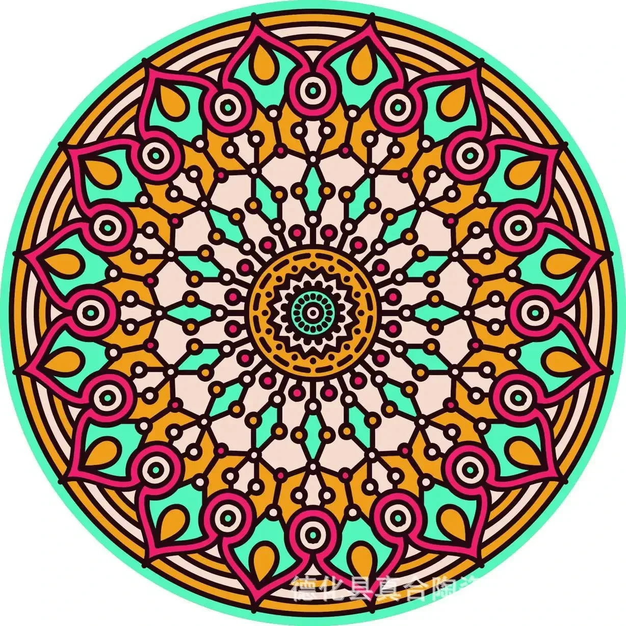 Boho Chic Mandala Coaster Set - Image 5