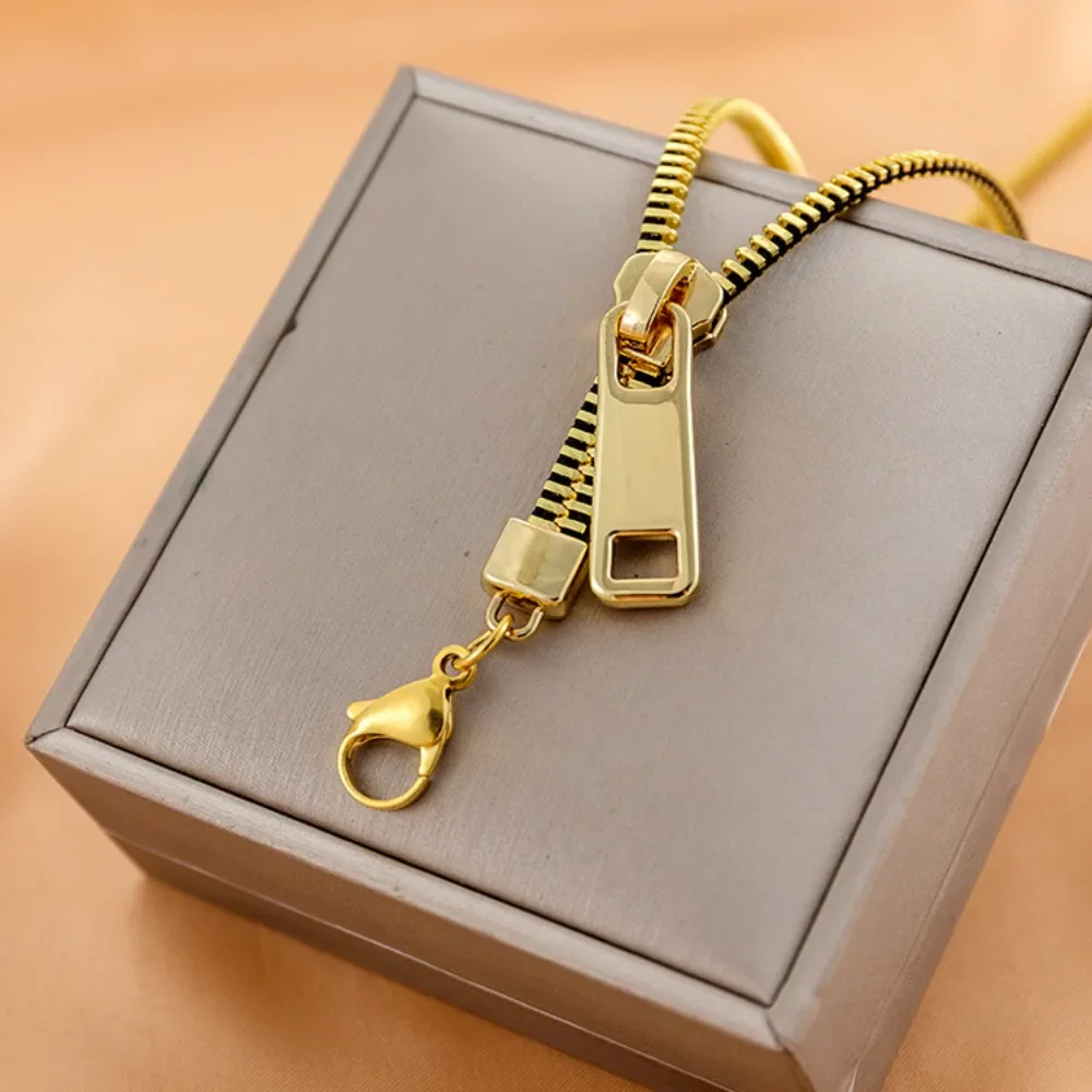 Brassline Zip Necklace - Image 6
