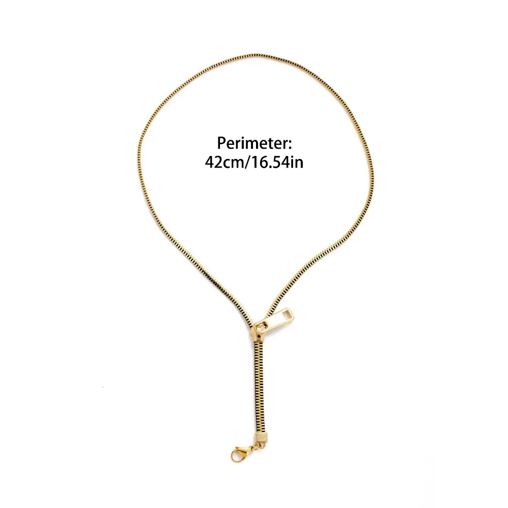 Brassline Zip Necklace - Image 7