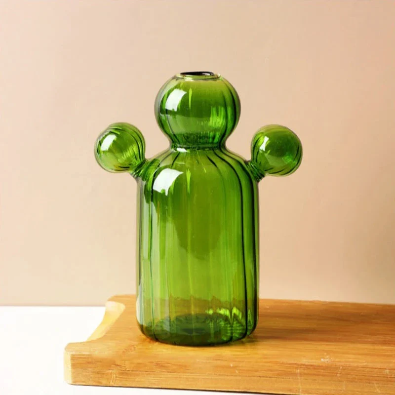 Cactus Glass Vase Set - Image 2