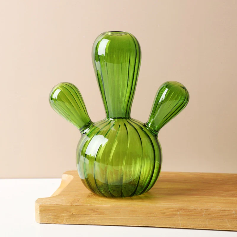 Cactus Glass Vase Set - Image 3