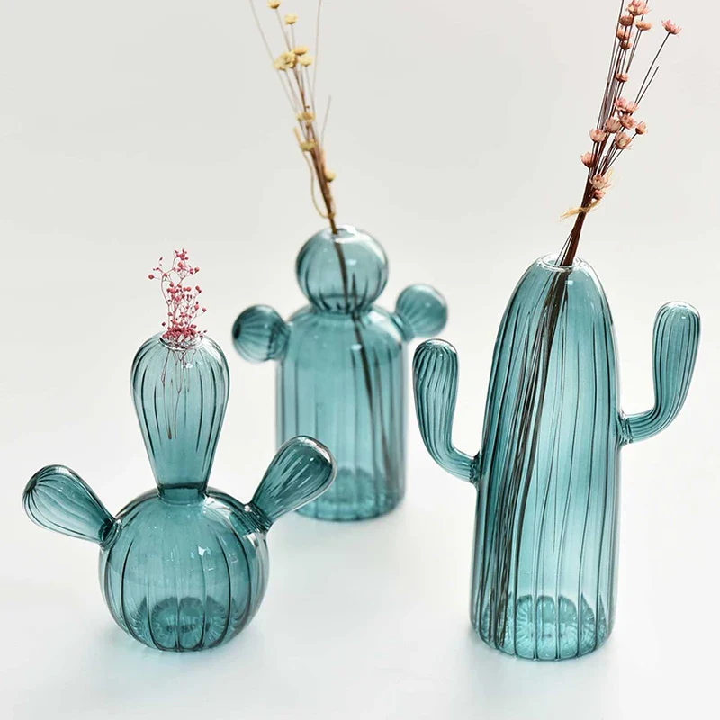 Cactus Glass Vase Set - Image 6