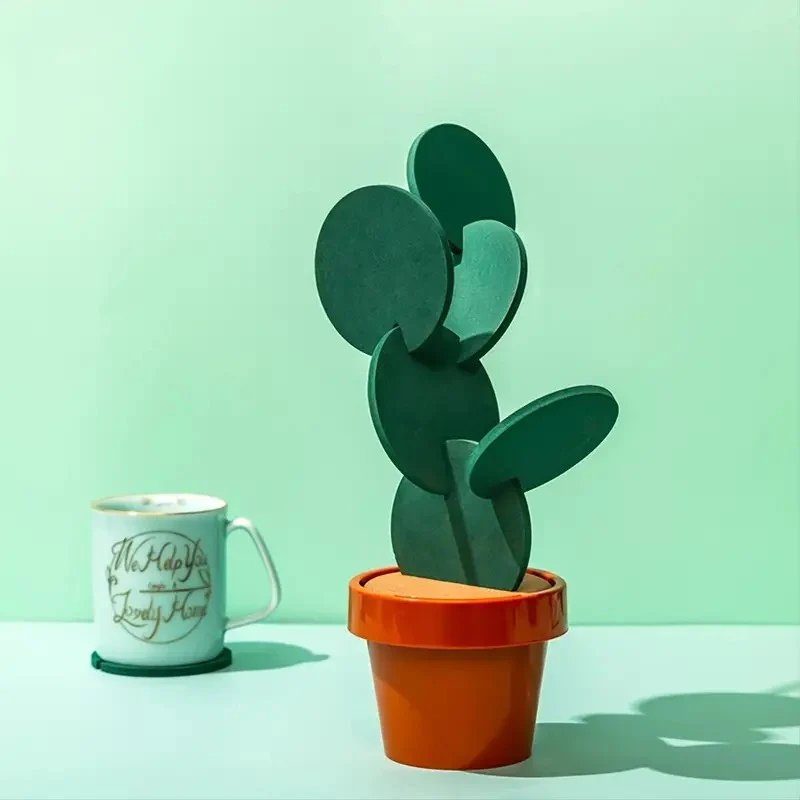 Cactus Pot Coaster Set - Image 2
