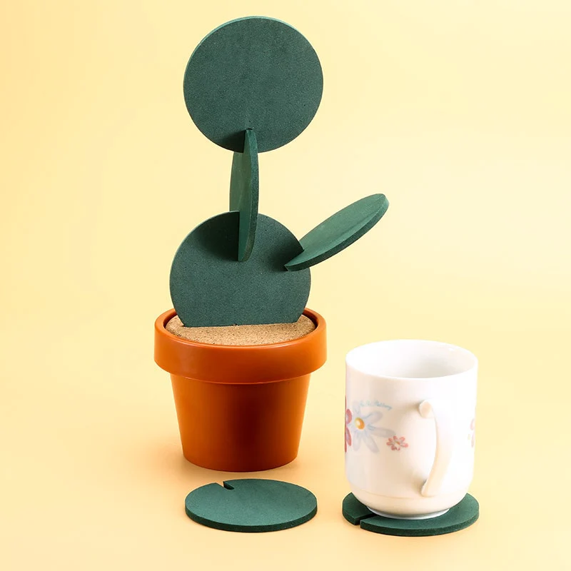 Cactus Pot Coaster Set - Image 6