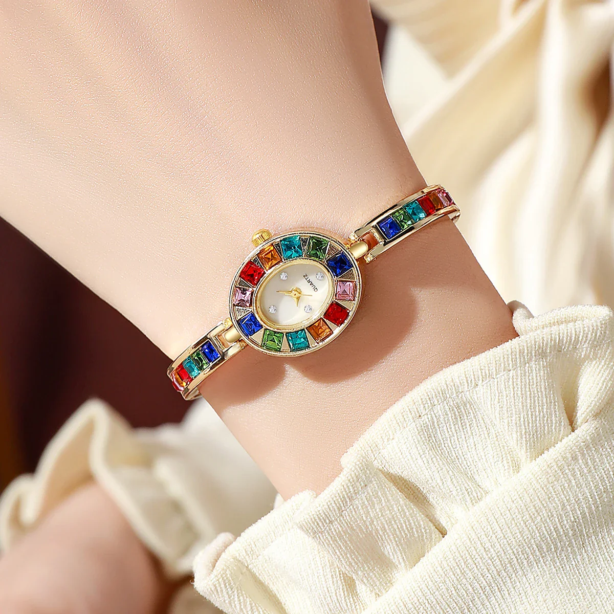 Celeste Gold Rainbow Watch - Image 3