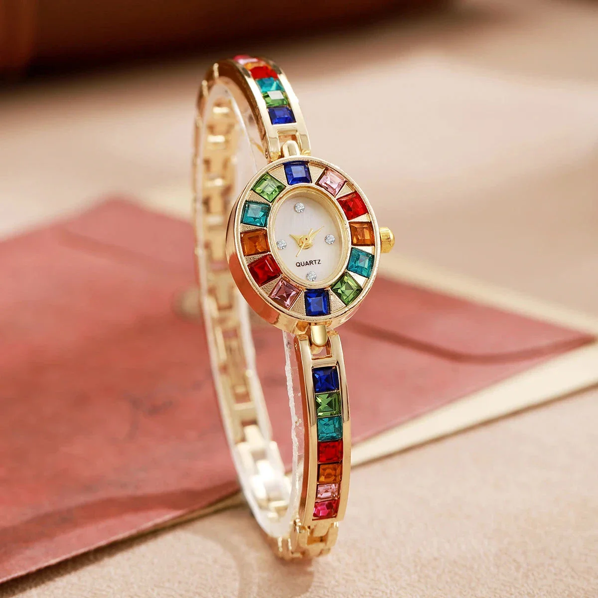 Celeste Gold Rainbow Watch - Image 5