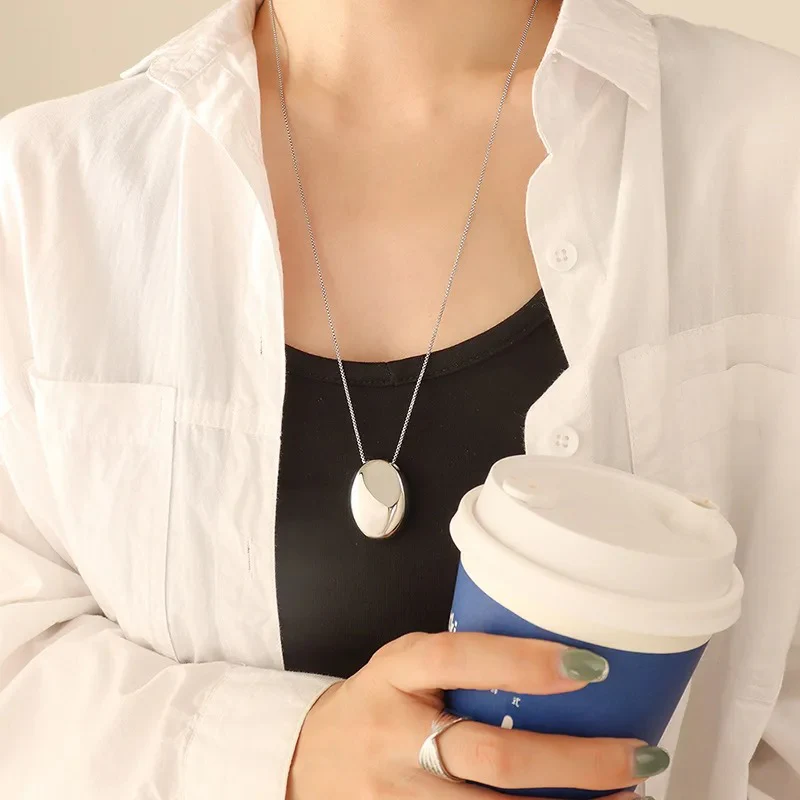Celeste Oval Necklace - Image 3