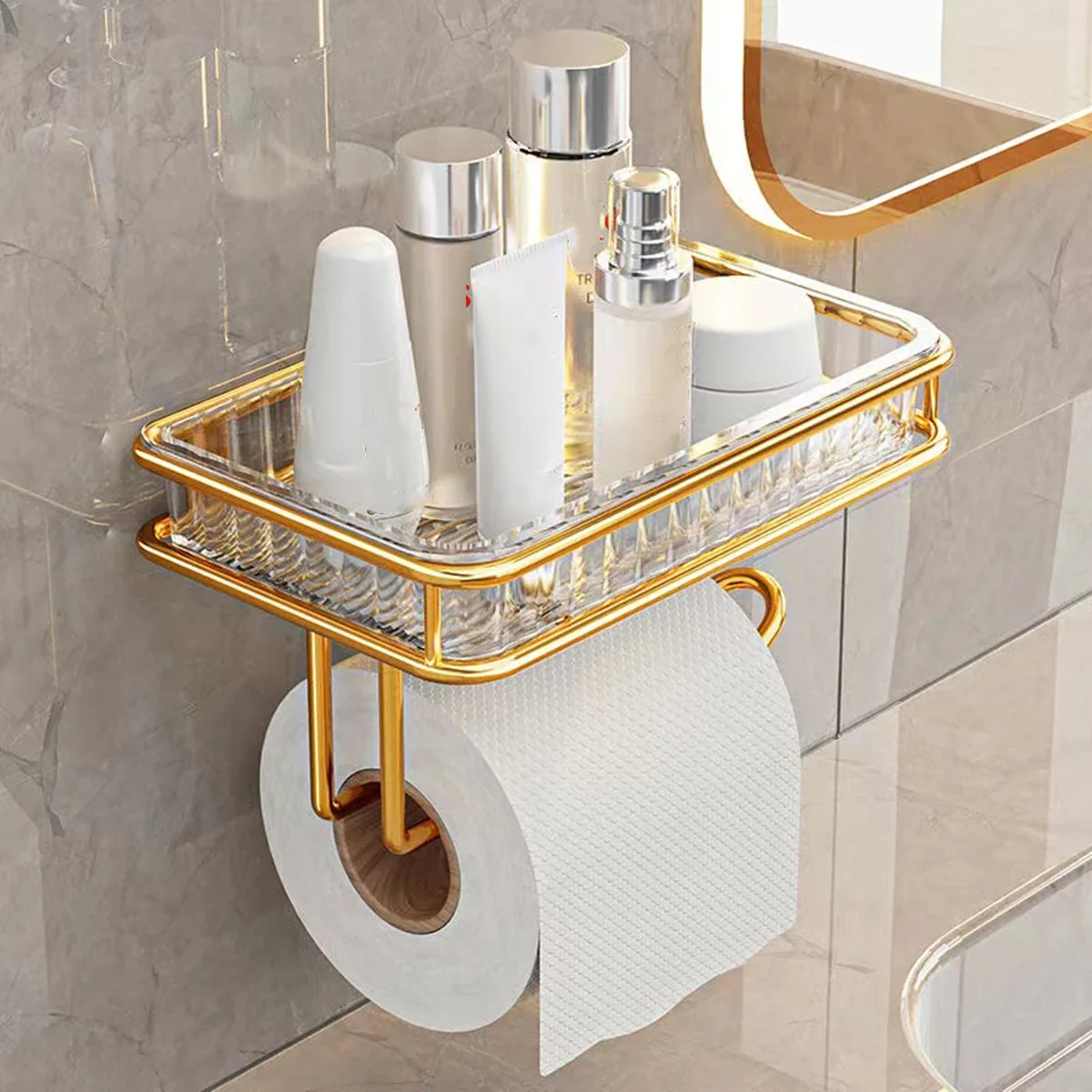 Celestial Gold Toilet Paper Holder - Image 4