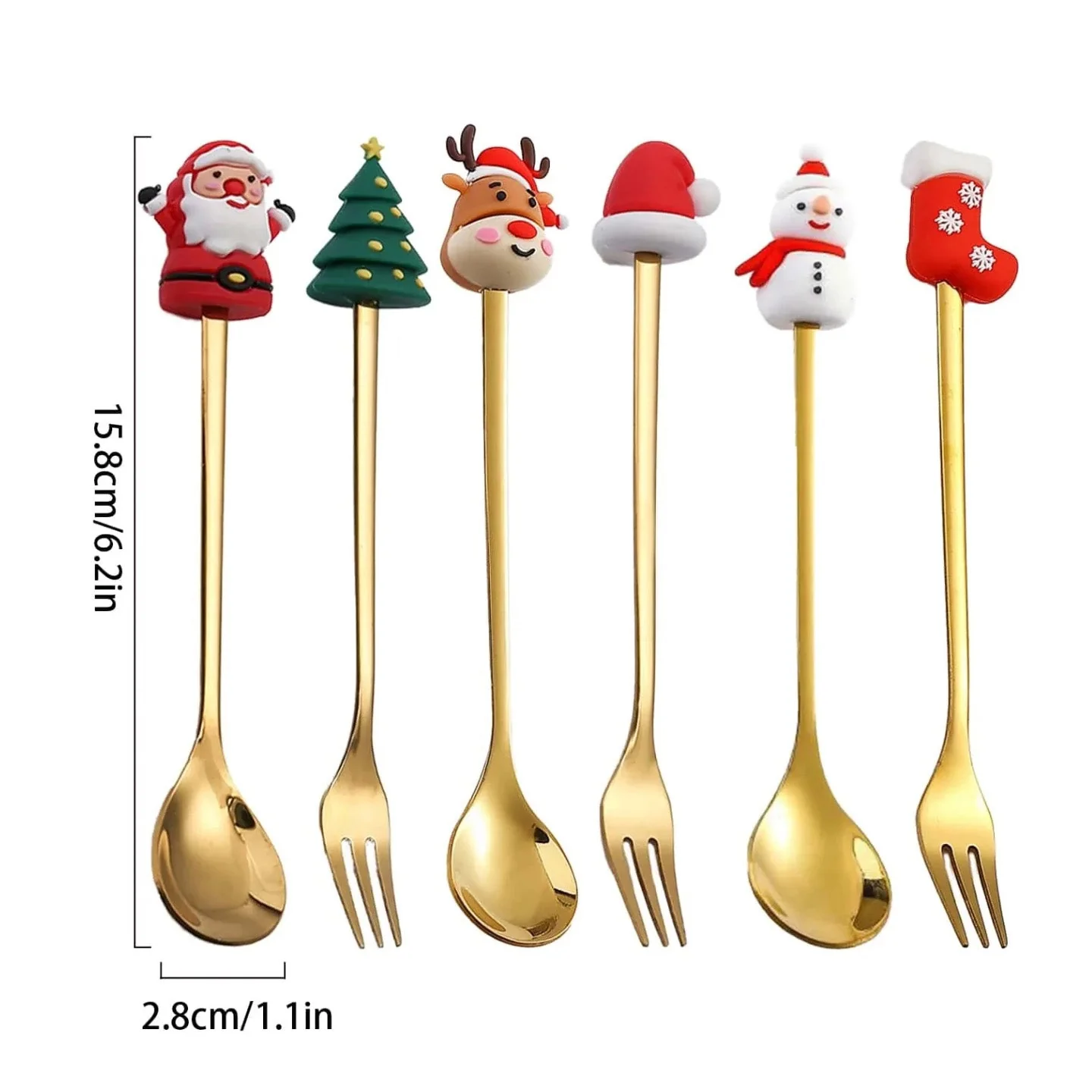 ChefGenius Christmas Cutlery Gift Set - Image 5