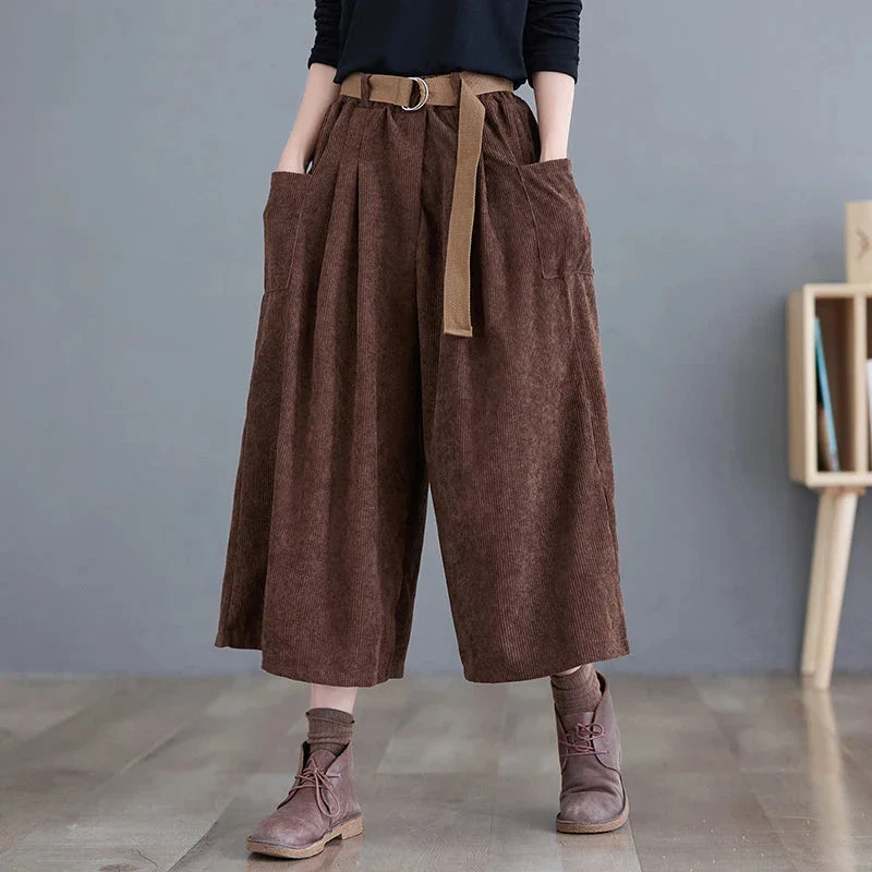 Classic Corduroy Palazzo Pants - Image 2