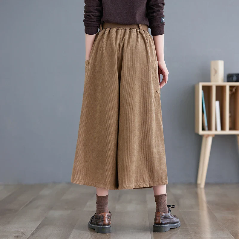 Classic Corduroy Palazzo Pants - Image 5