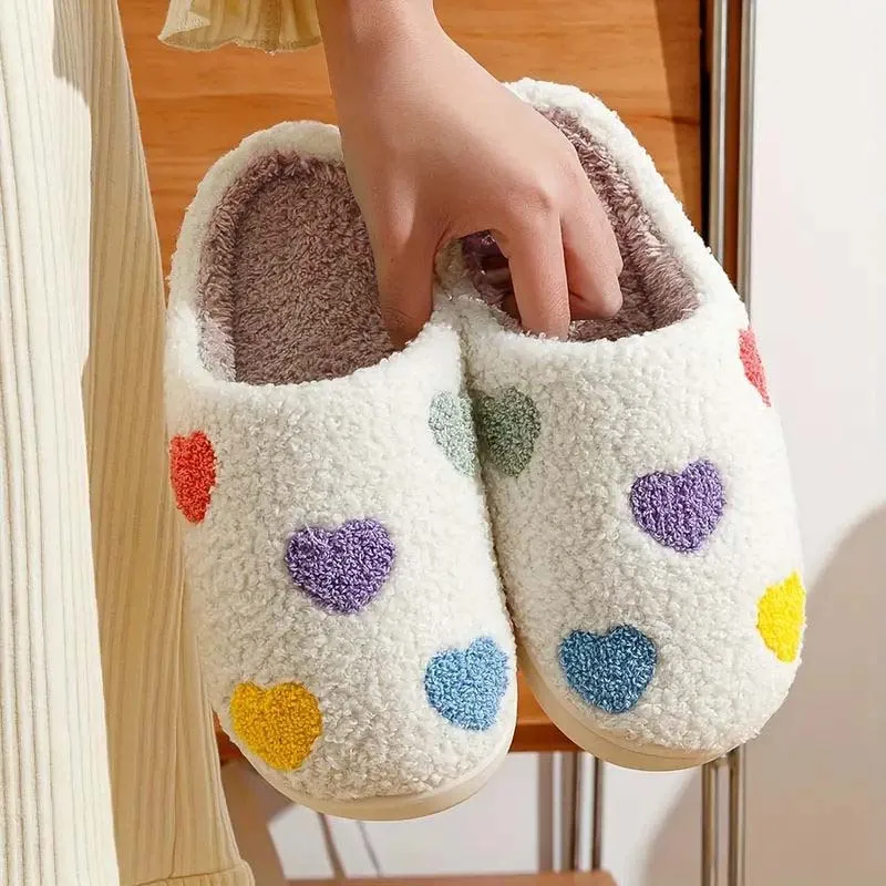 Cozy Hearts House Slippers - Image 3