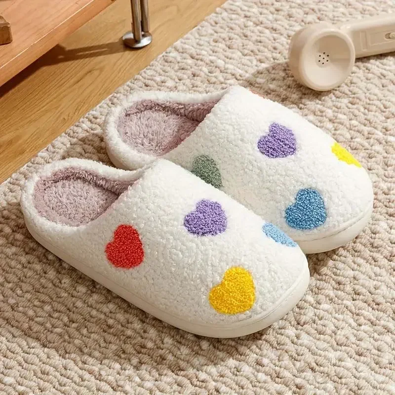 Cozy Hearts House Slippers - Image 4